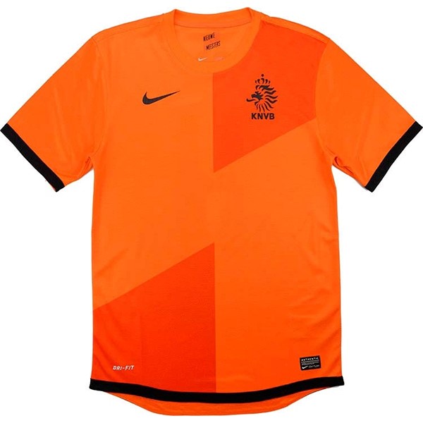 Camiseta Países Bajos Replica Primera Ropa Retro 2012 Naranja